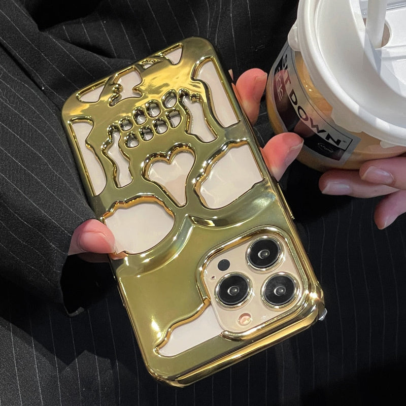 Capa para Iphone Ghostface 3D resistente a choque