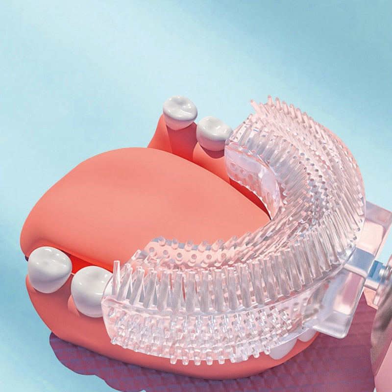 Escova de dentes elétrica sônica infantil