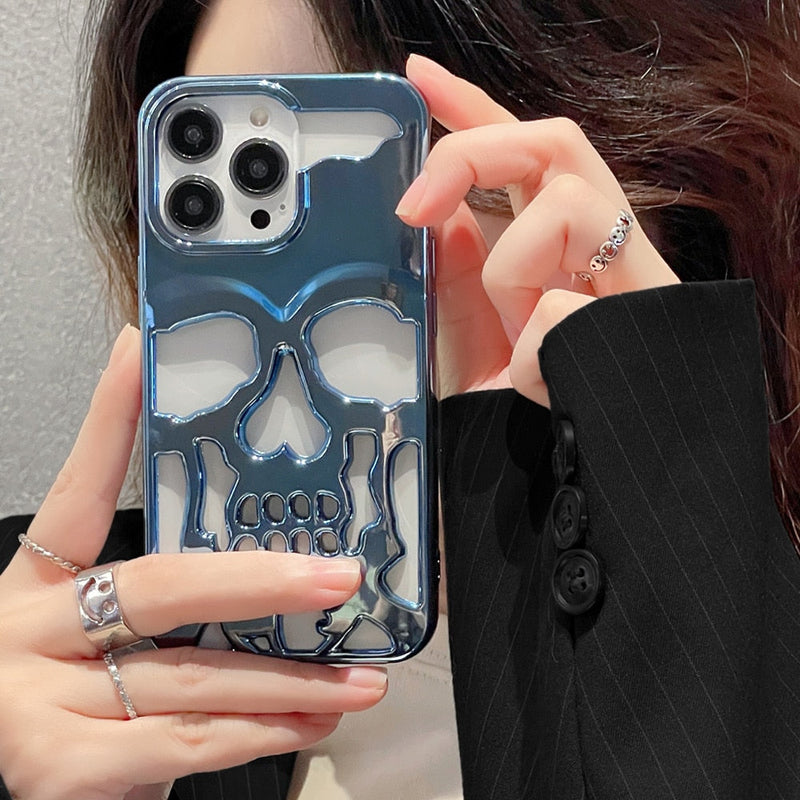 Capa para Iphone Ghostface 3D resistente a choque