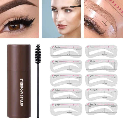 EyeBrown Stamp - Crizz™ Sheglam Kit Completo Sobrancelhas Perfeitas + Brinde