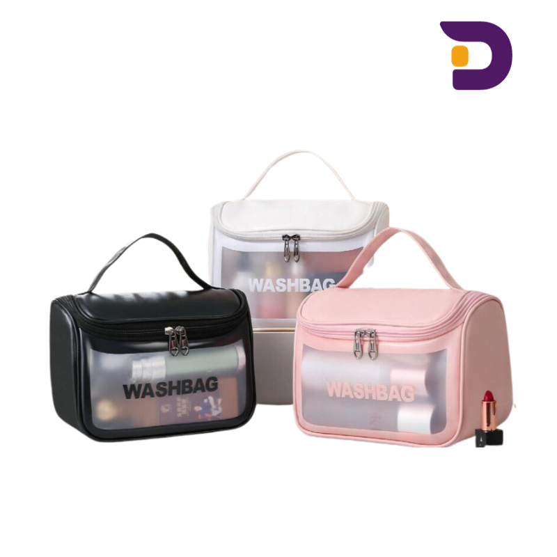 Bolsa Nécessaire Transparente Impermeável - Crizz™
