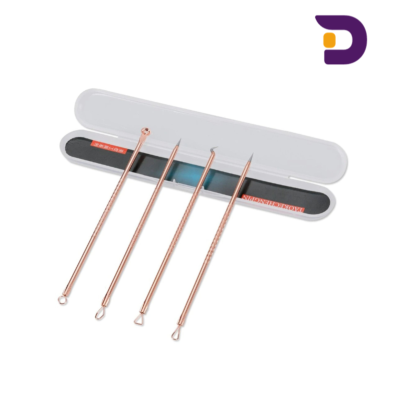 Kit de 4 Crizz™ Ferramentas de Acne Removedor de Cravo Espinha