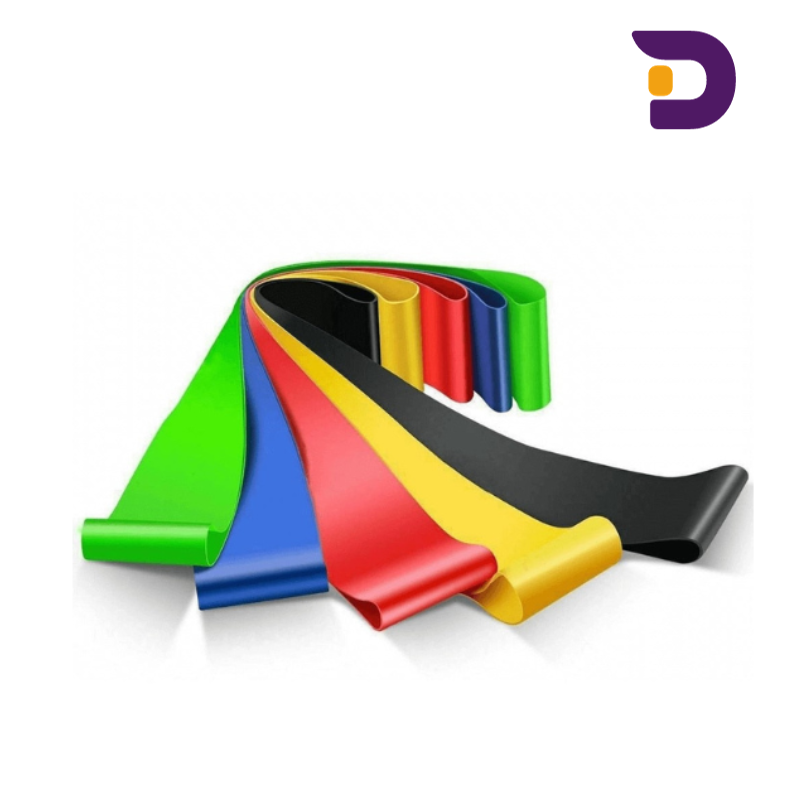 Kit 5 - Crizz™ Faixas Elásticas Para Exercícios Multifuncional