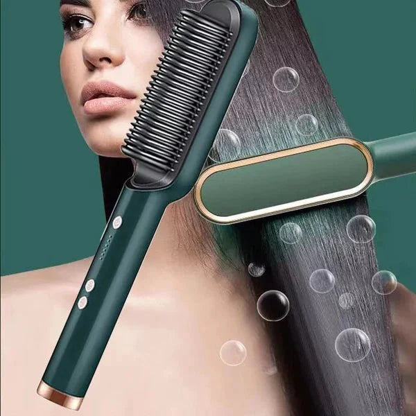 Escova Alisadora  4 em 1 - Crizz™ Inov & Tec Beauty Hair