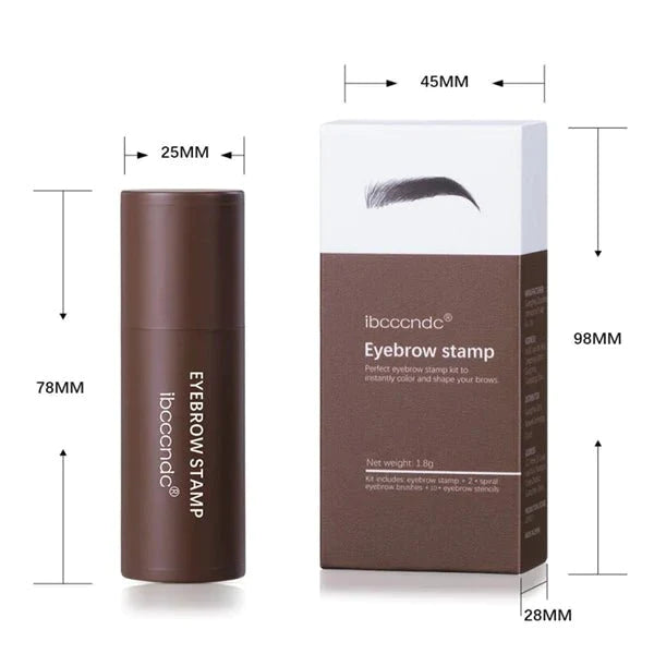 EyeBrown Stamp - Crizz™ Sheglam Kit Completo Sobrancelhas Perfeitas + Brinde