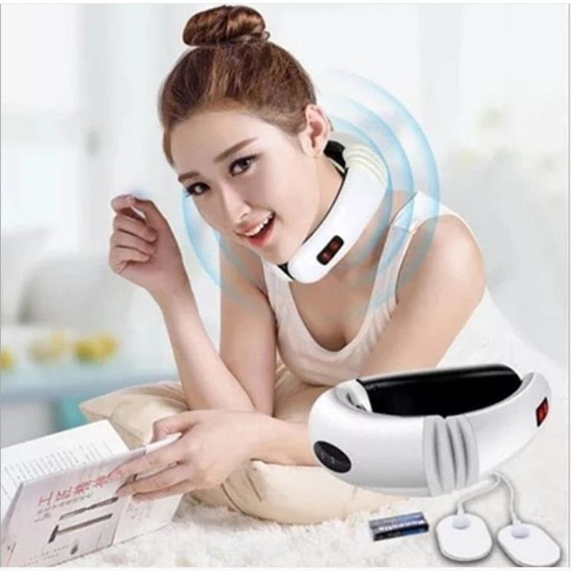 Massageador de pescoço Cervical Elétrico/RelaxMaxCrizz™