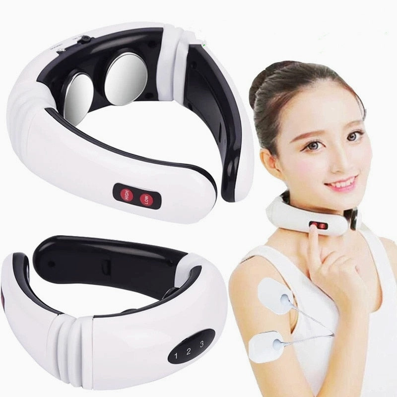 Massageador de pescoço Cervical Elétrico/RelaxMaxCrizz™