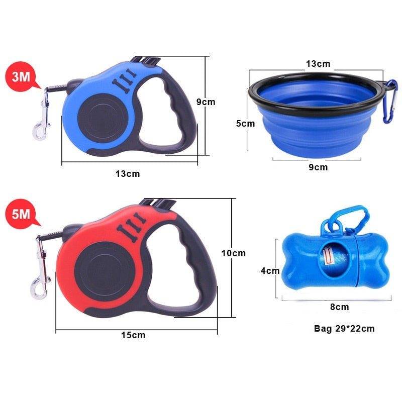 Guia Retrátil Para Cachorro 3m/5m