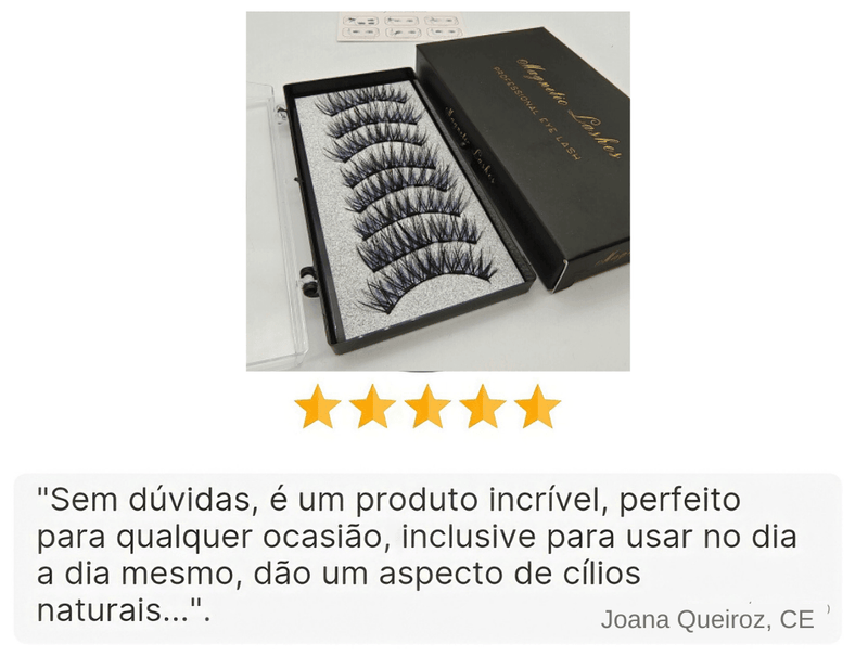Crizz™ - Aplicador de Cílios Magnéticos + Brindes 4 Pares de Cílios ®