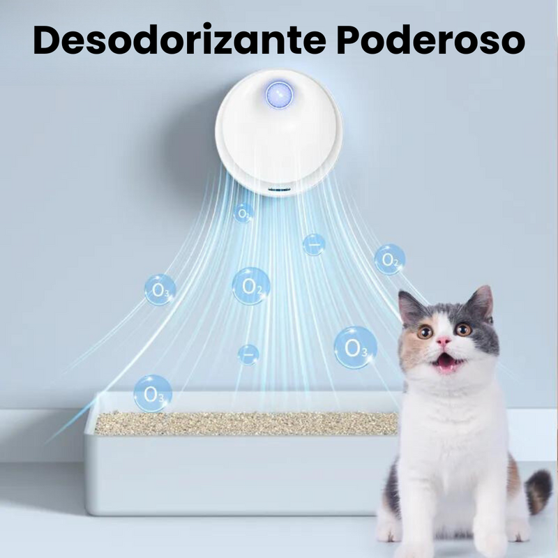 Purificador para Caixa de areia 4000mAh