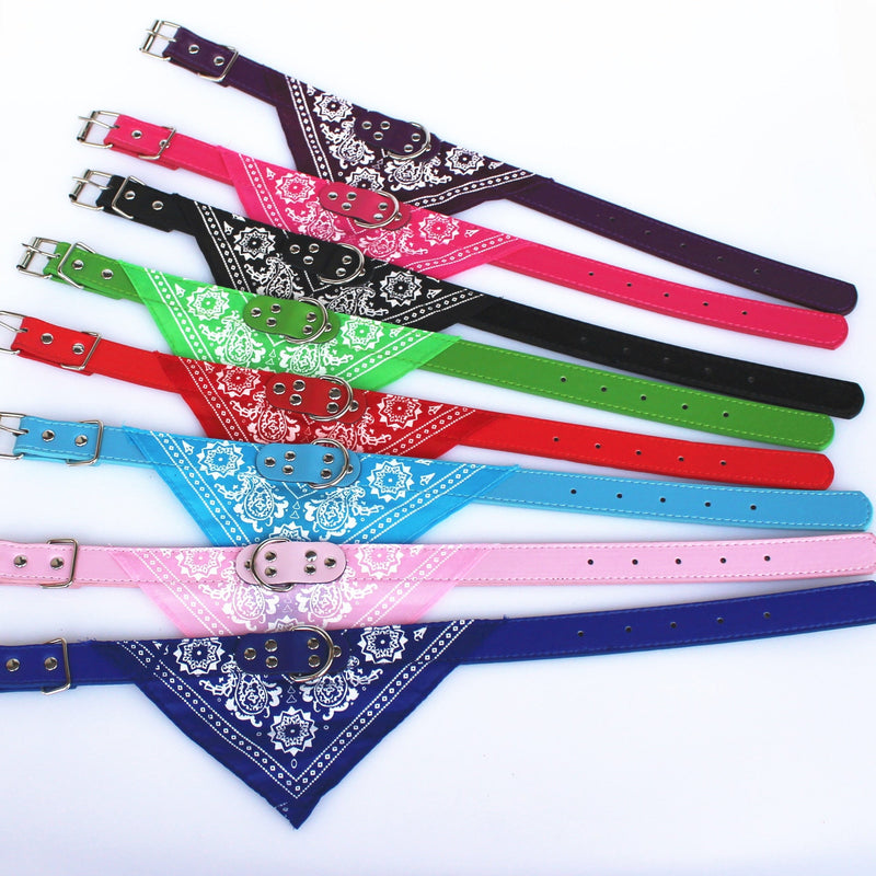 Coleira Estilo Bandana para Cães e Gatos