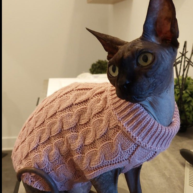 Suéter de Inverno Gola Alta para Pets