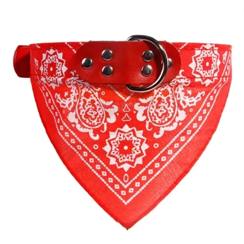Coleira Estilo Bandana para Cães e Gatos