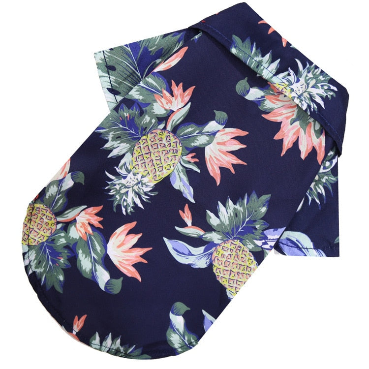 Camisa Estilo Praia Havaiana para Pets