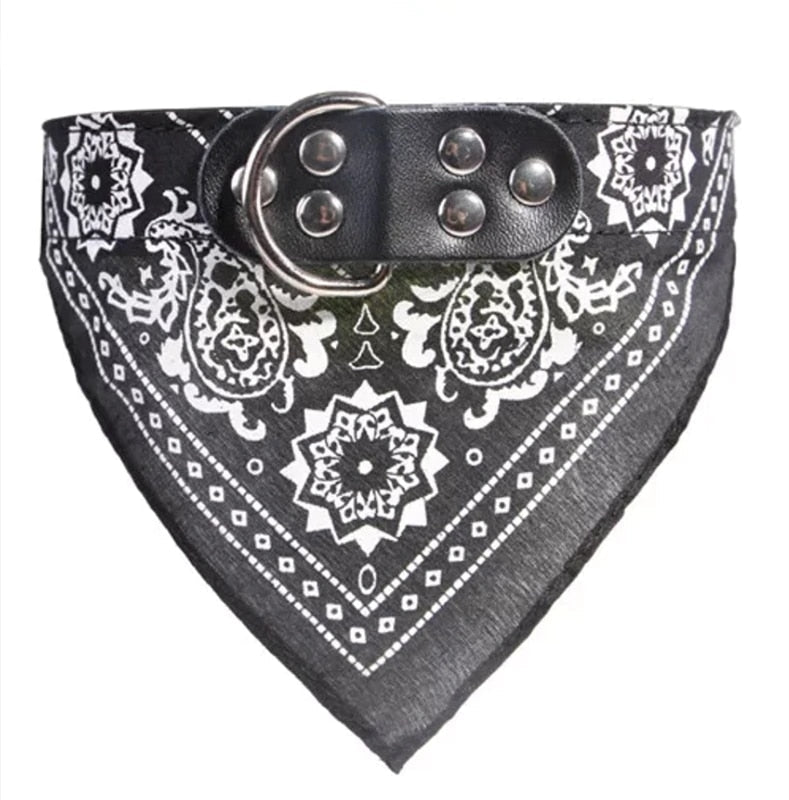 Coleira Estilo Bandana para Cães e Gatos