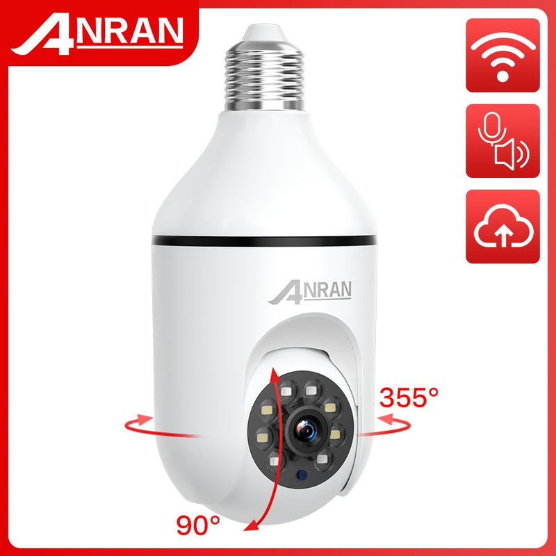 Câmera de Segurança ANRAN Wifi IP E27 Bulbo.