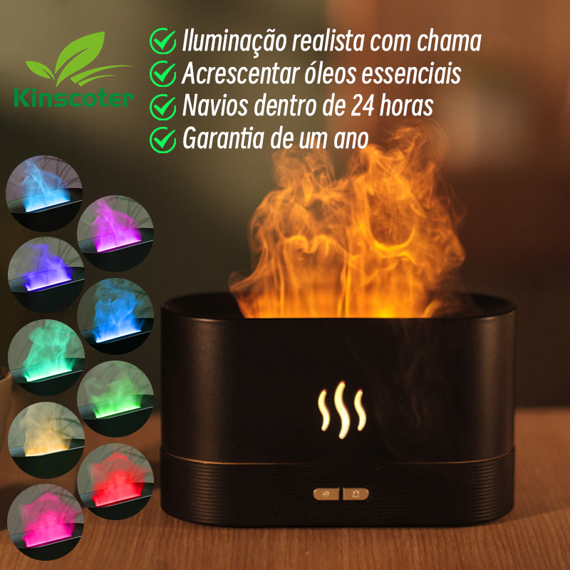 Difusor de Aroma Kinscoter Umidificador de Ar.