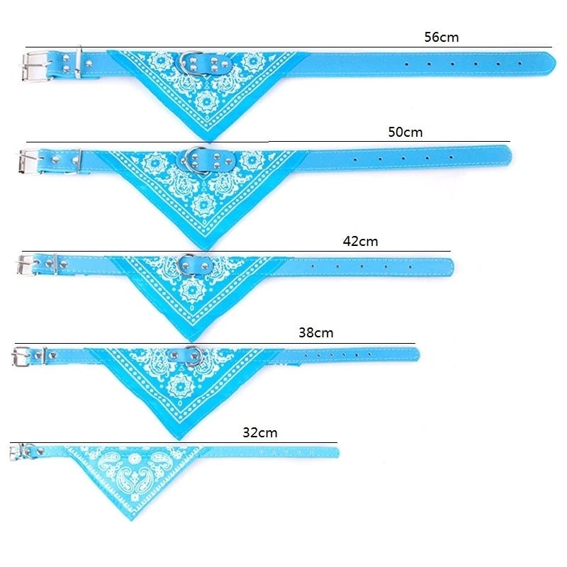 Coleira Estilo Bandana para Cães e Gatos