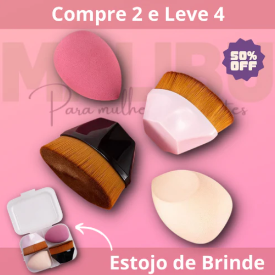 Pincel Perfect HexaMake - Super Macio -Compre 2 Leve 4